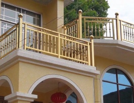 Lan can song inox xi mạ PVD